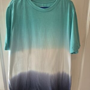 Urban Pipeline Gradient Tee - Teal, White, and Navy